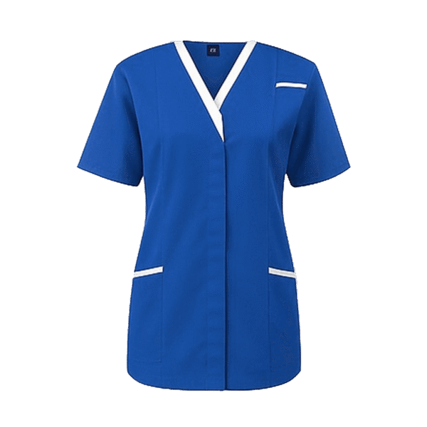 v neck scrub tunic